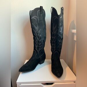 Black Western Cowboy Boots
